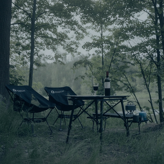Большой кемпинговый стол PERECAT Comfort XL – складной, регулируемый, идеален для отдыха на природе и рыбалке, изображение 15