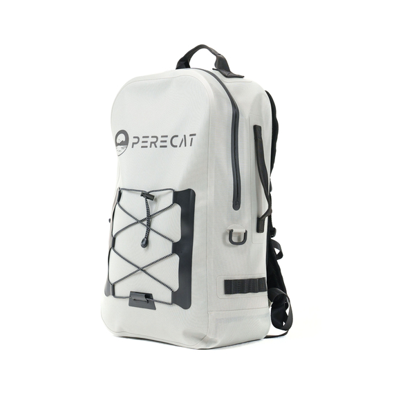 Рюкзак водонепроницаемый PERECAT Shikotan 27 литров серого цвета, Цвет: Серый, изображение 2