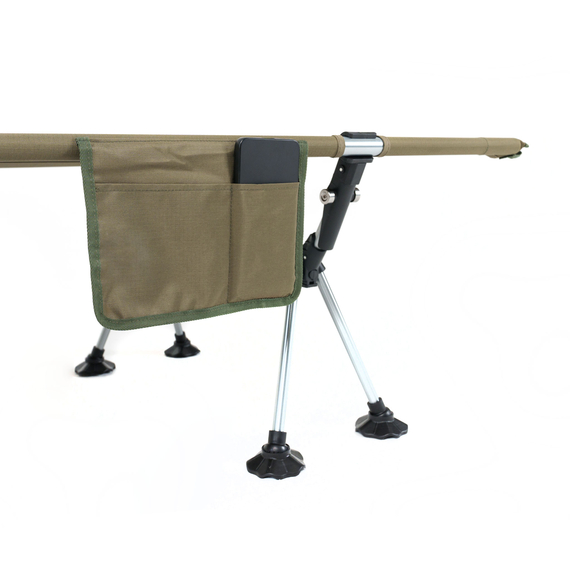 Раскладушка PERECAT Lite Olive для кемпинга, туризма и рыбалки — комфорт и надежность, Цвет: Оливковый, изображение 9