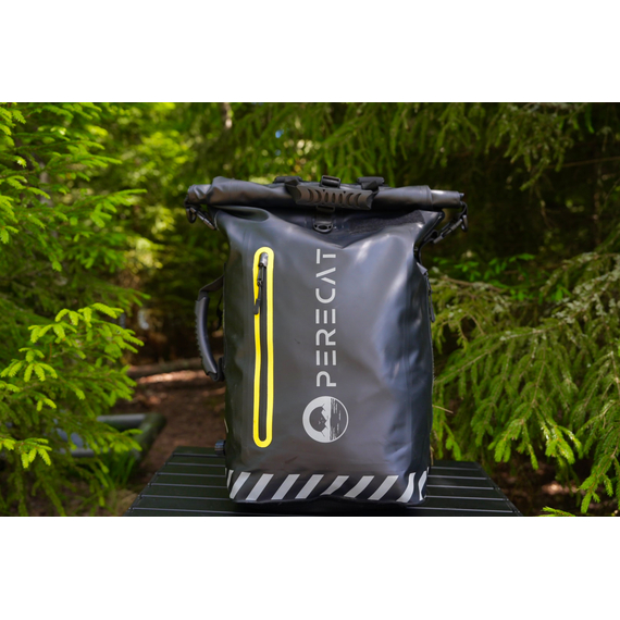 ГЕРМОРЮКЗАК PERECAT Travel bag 30 литров чёрного цвета, Цвет: Чёрный, изображение 7