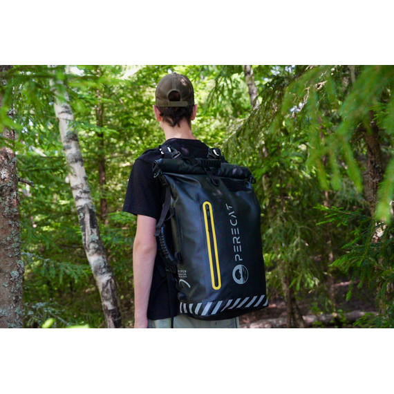 ГЕРМОРЮКЗАК PERECAT Travel bag 30 литров чёрного цвета, Цвет: Чёрный, изображение 15