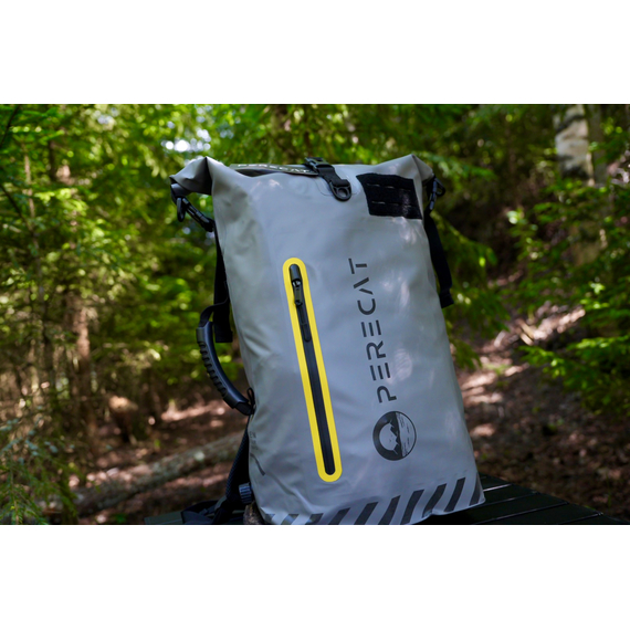 ГЕРМОРЮКЗАК PERECAT Travel bag 30 литров серого цвета, Цвет: Серый, изображение 12