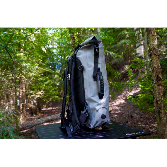 ГЕРМОРЮКЗАК PERECAT Travel bag 30 литров серого цвета, Цвет: Серый, изображение 17
