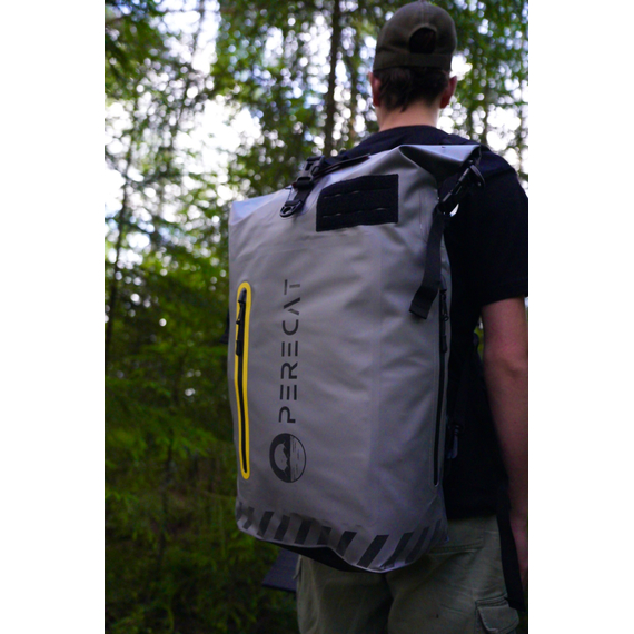 ГЕРМОРЮКЗАК PERECAT Travel bag 30 литров серого цвета, Цвет: Серый, изображение 26