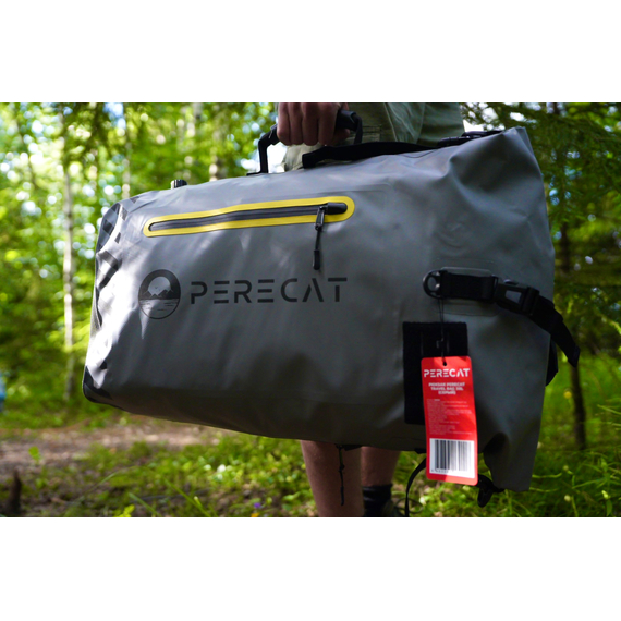 ГЕРМОРЮКЗАК PERECAT Travel bag 30 литров серого цвета, Цвет: Серый, изображение 31