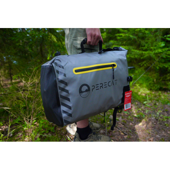 ГЕРМОРЮКЗАК PERECAT Travel bag 30 литров серого цвета, Цвет: Серый, изображение 32
