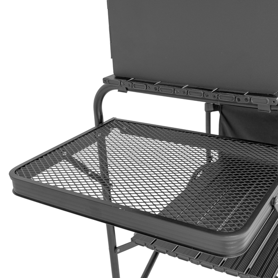 Кемпинговая кухня PERECAT XL – складной кухонный стол с 4 столешницами, защитой от ветра и чехлом для транспортировки, изображение 7