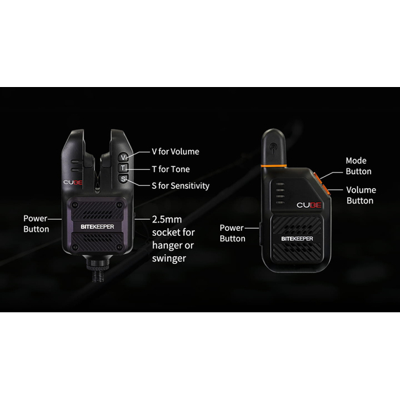 Набор сигнализаторов поклёвки Rippton CUBE 4+1 с работой через приложение в телефоне, изображение 12